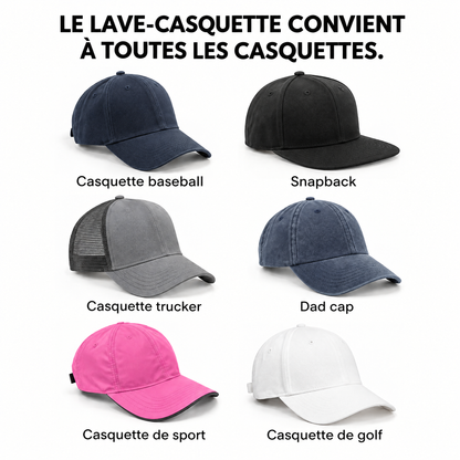 Lave-Casquette – Vos casquettes propres en machine, sans perdre leur forme