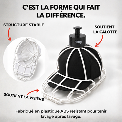 Lave-Casquette – Vos casquettes propres en machine, sans perdre leur forme