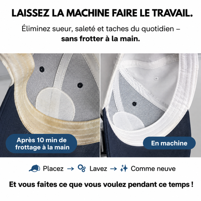 Lave-Casquette – Vos casquettes propres en machine, sans perdre leur forme