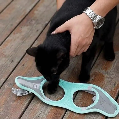 Confort et Sécurité : Harnais Anti-Fuite pour Chat avec Laisse Offerte