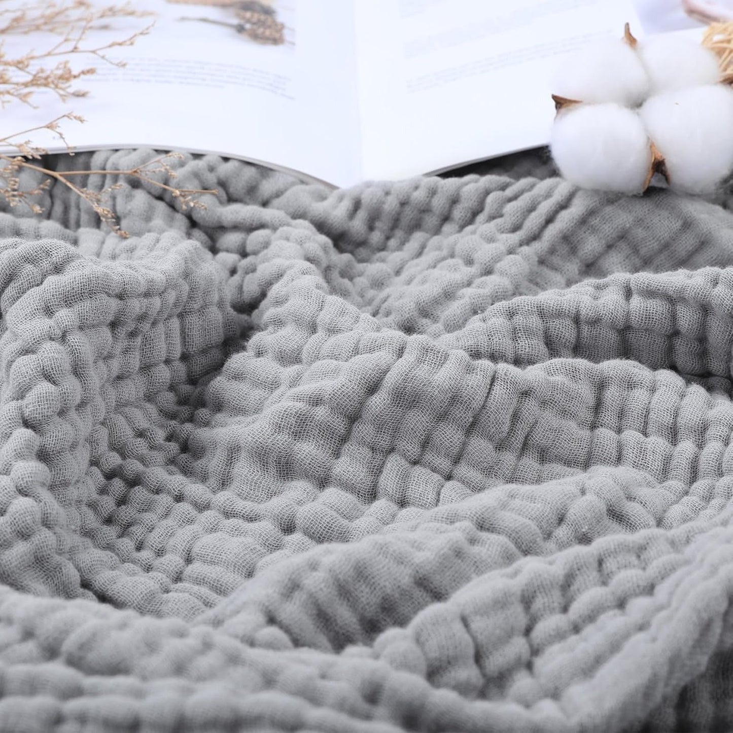Plaid Coton Doux – Léger, naturel et ultra-confortable