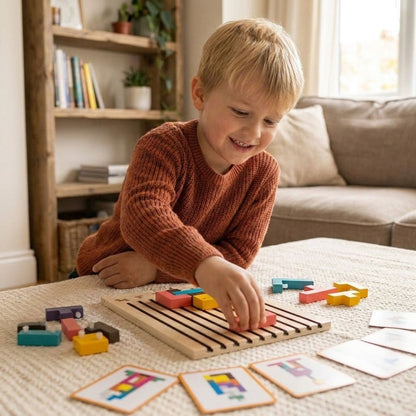 Tétris en Bois Montessori – Le jeu malin qui développe l’esprit des enfants