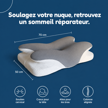 Oreiller CerviRelax – Soulagez vos cervicales et dormez sans douleur