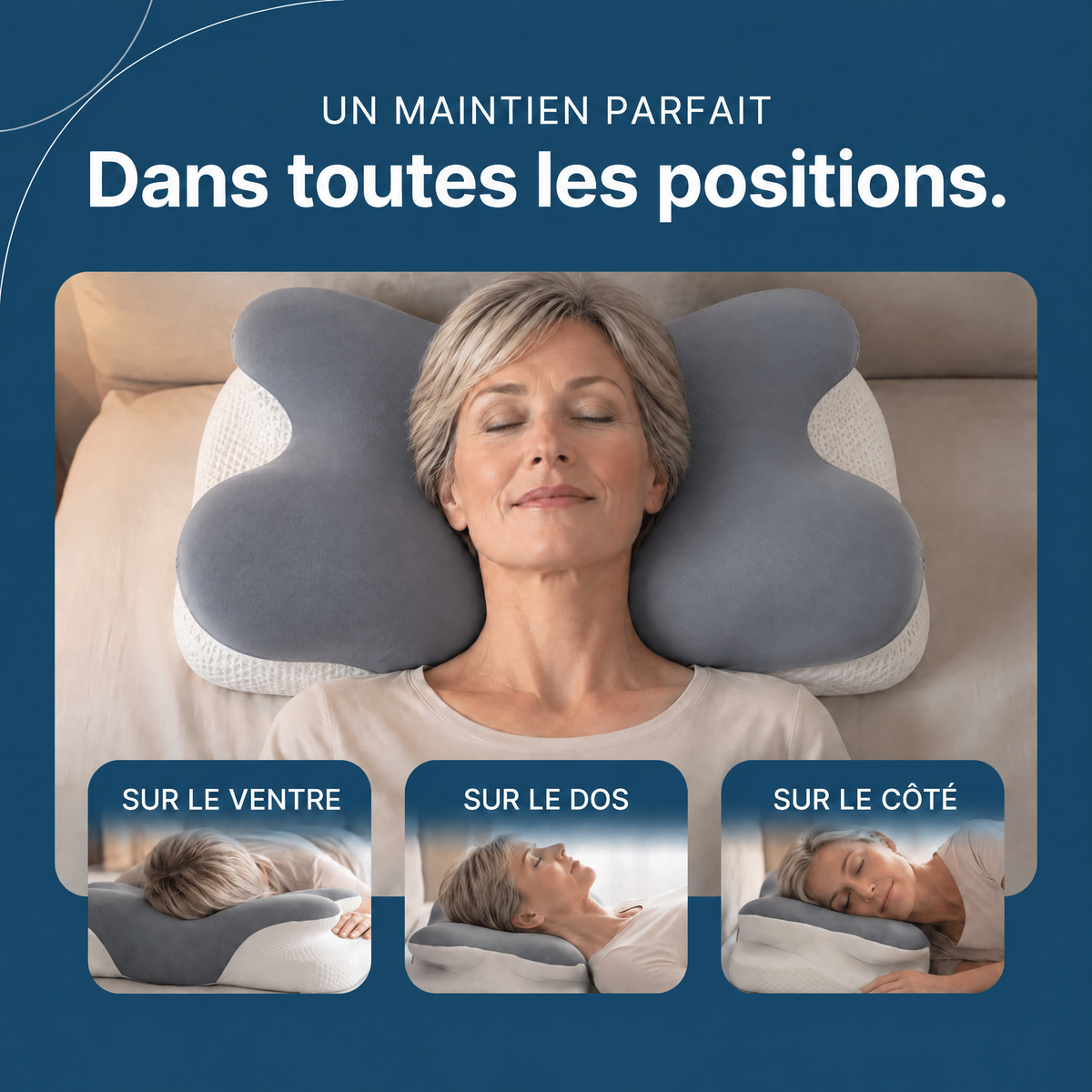 Oreiller CerviRelax – Soulagez vos cervicales et dormez sans douleur