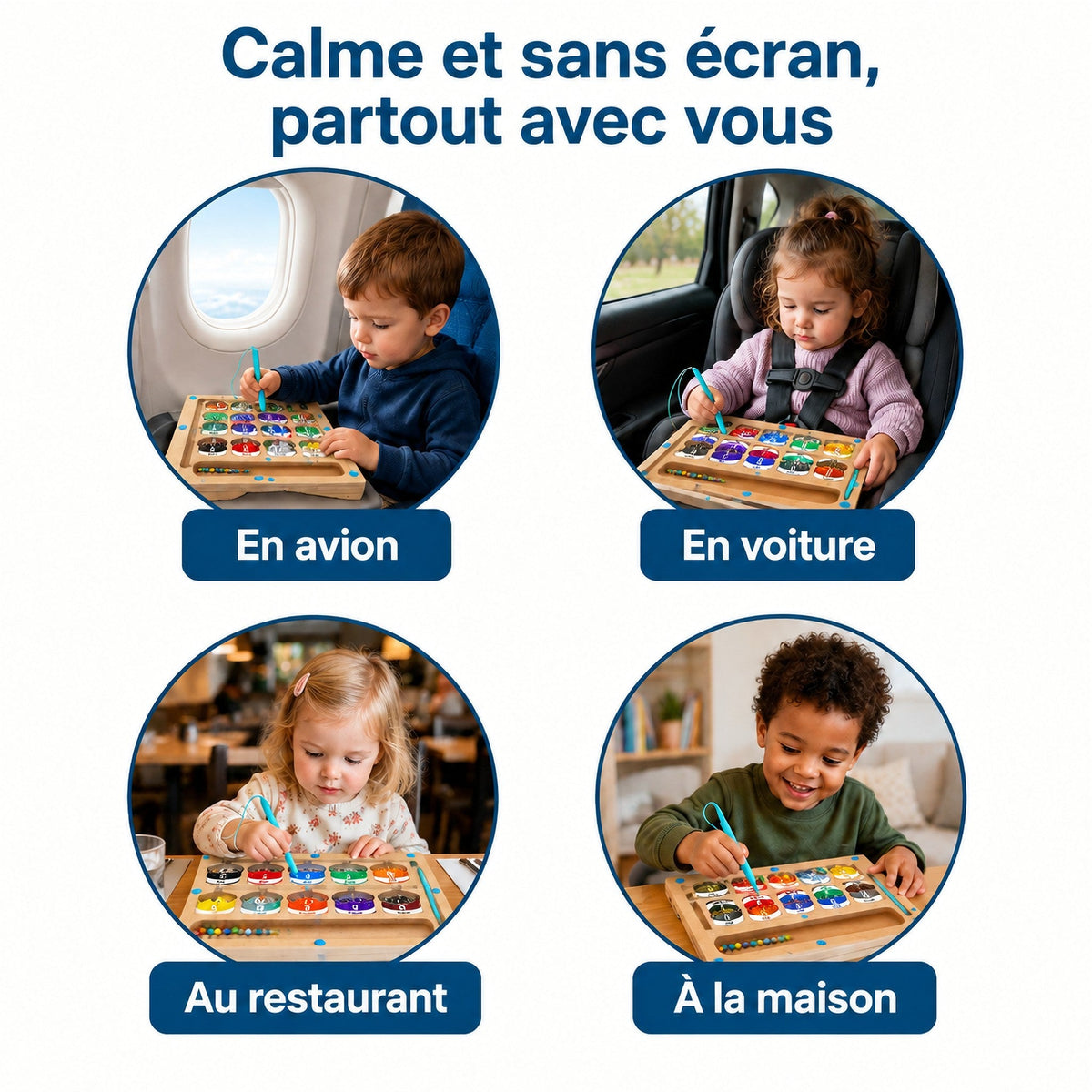 Labyrinthe Magnétique Montessori – Des heures de jeu calme, sans écran