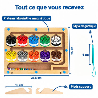 Labyrinthe Magnétique Montessori – Des heures de jeu calme, sans écran