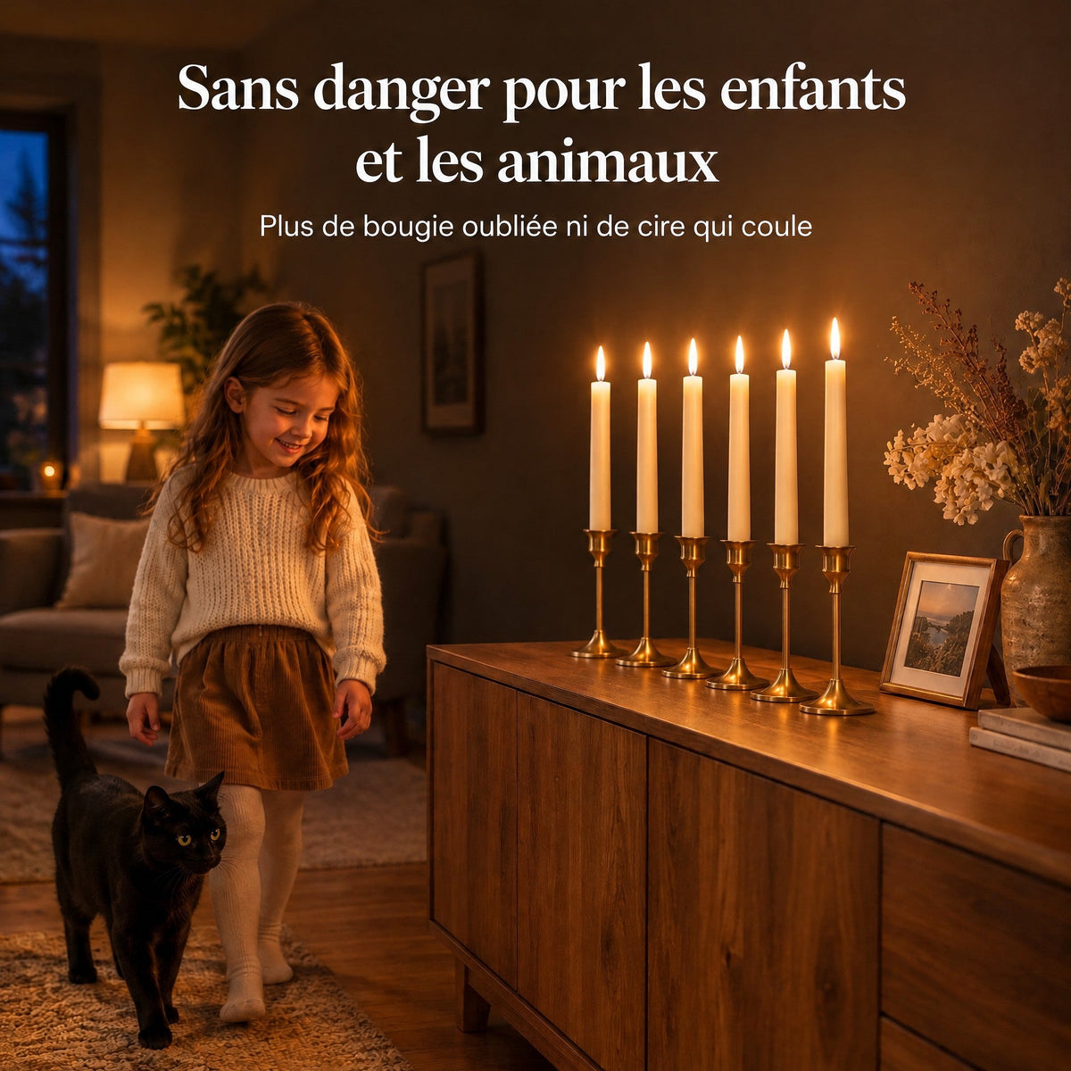 Vela – L'ambiance des vraies bougies, sans flamme ni cire