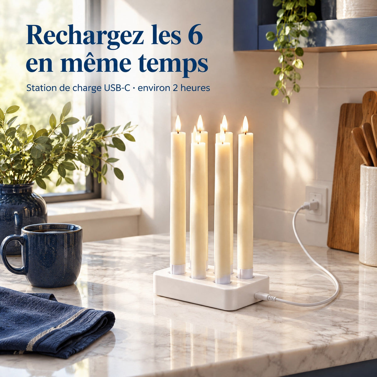 Vela – L'ambiance des vraies bougies, sans flamme ni cire