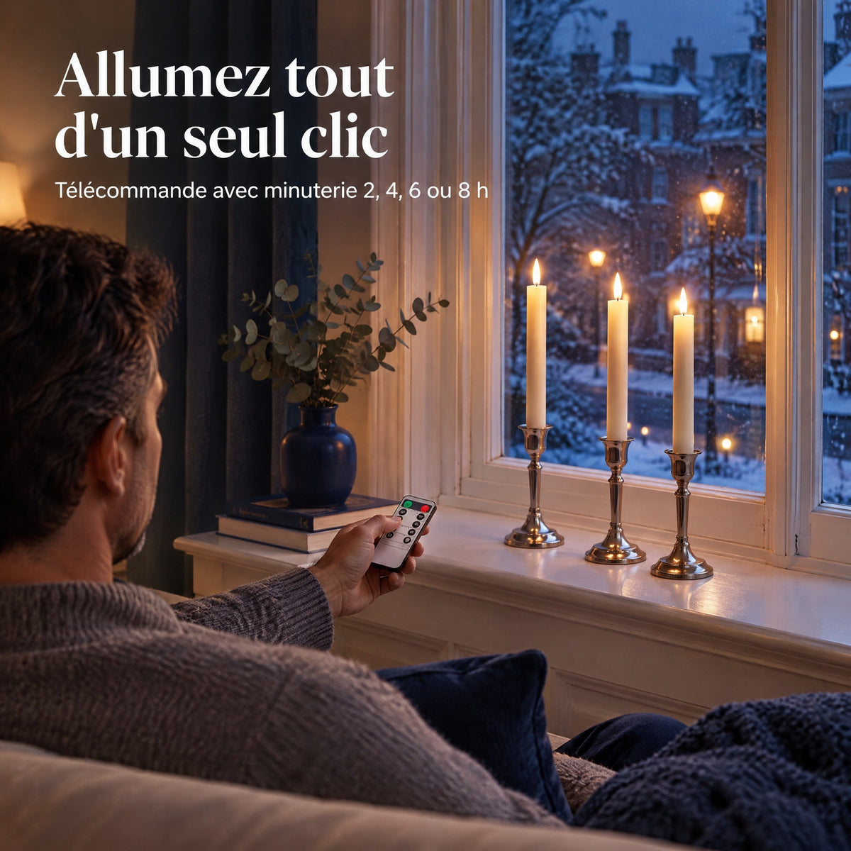 Vela – L'ambiance des vraies bougies, sans flamme ni cire