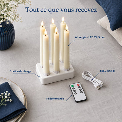 Vela – L'ambiance des vraies bougies, sans flamme ni cire